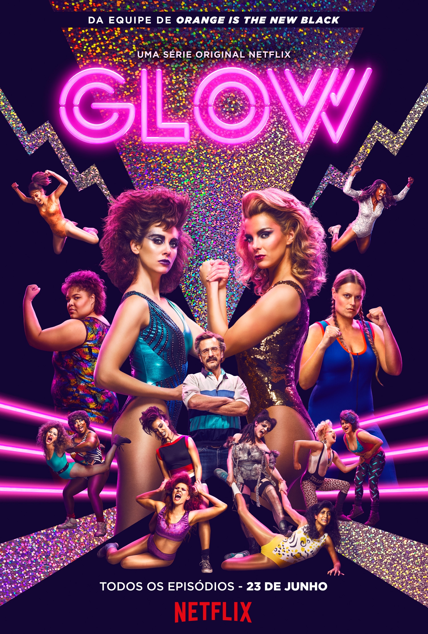 “GLOW”: Netflix divulga poster oficial da nova produção