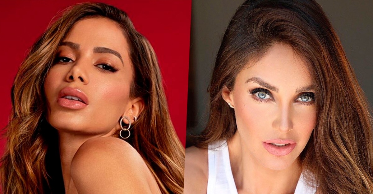 Anitta entra na brincadeira e canta “Sálvame” com Anahí no TikTok