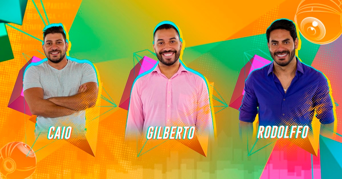 BBB21 | Gilberto, Rodolffo e Caio disputam o décimo paredão da edição