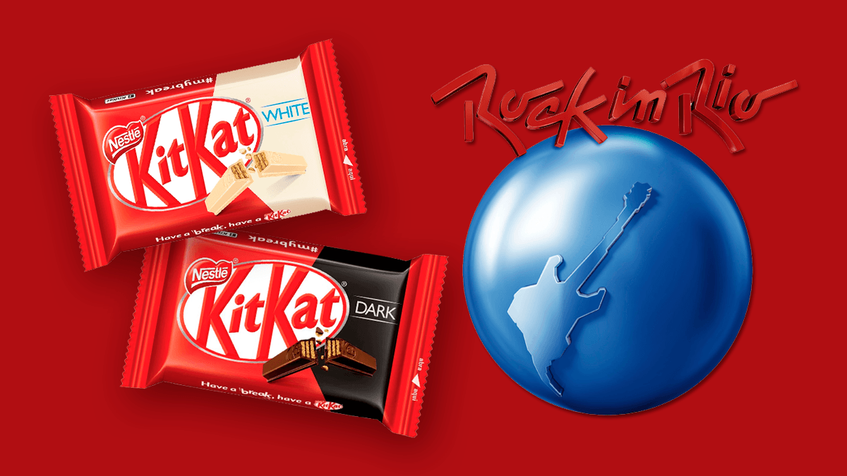 KitKat é o chocolate oficial do Rock In Rio 2022