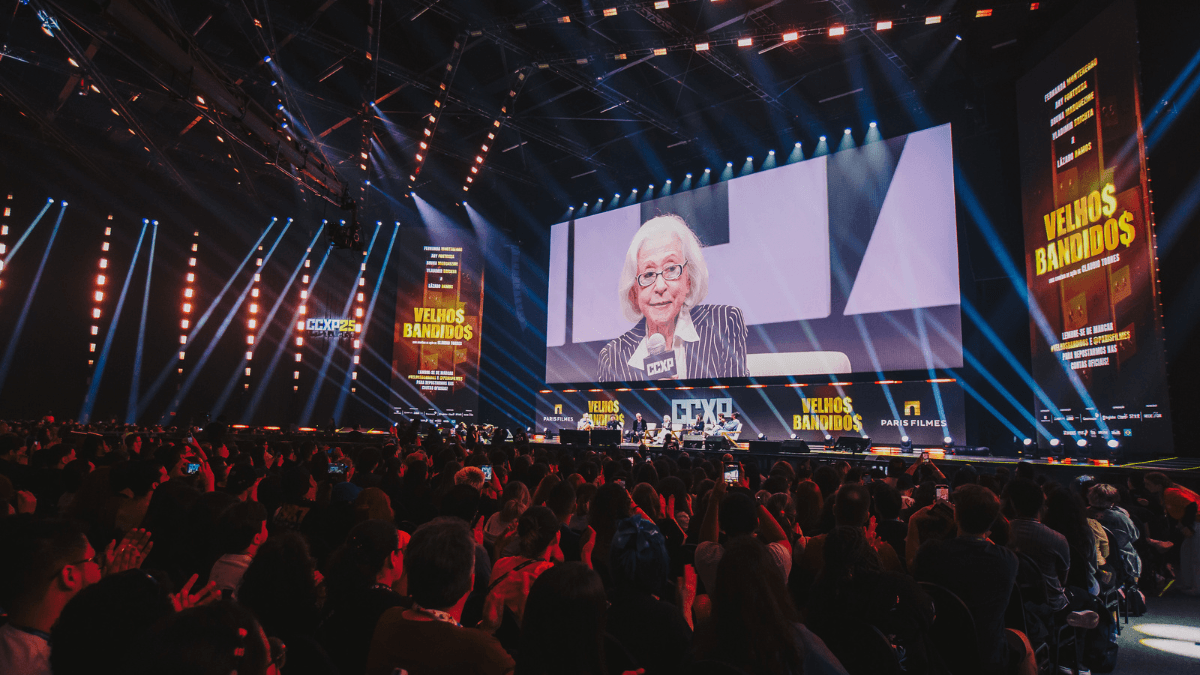 Paris Filmes reúne Fernanda Montenegro, Bruna Marquezine e Lázaro Ramos no Palco Thunder da CCXP25