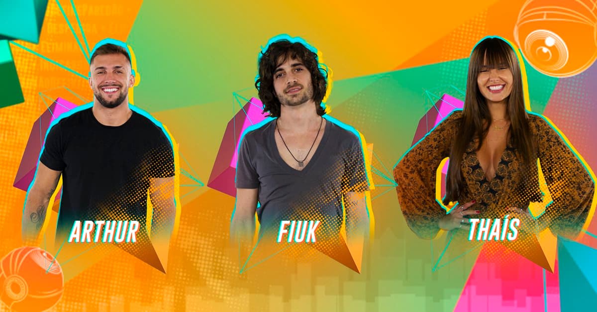BBB21 | Thaís, Fiuk e Arthur estão no paredão; saiba mais!