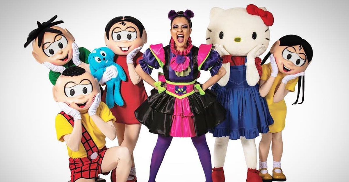 A Turma da Mônica e Hello Kitty estreiam musical com Li Martins no elenco