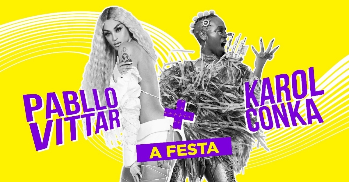 Pabllo Vittar e Karol Conka se unem para agitar a noite no Filtr Live em São Paulo