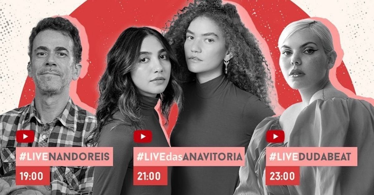 Live dos Namorados | Anavitória, Duda Beat e Nando Reis se reunem em mini-festival online