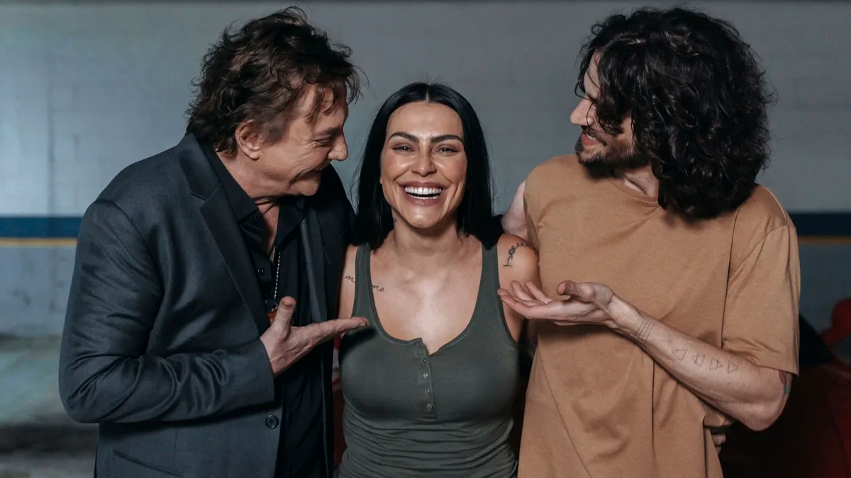 Imagem Filmes revela primeira foto oficial de Cleo, Fiuk e Fábio Jr. juntos em “Me Tira da Mira”