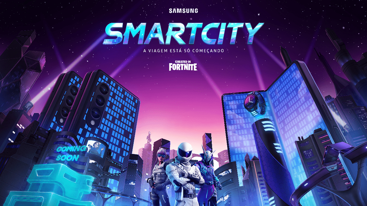 Samsung América Latina anuncia ilha no Metaverso em jogo no Fortnite com o novo Galaxy Z Fold4 5G