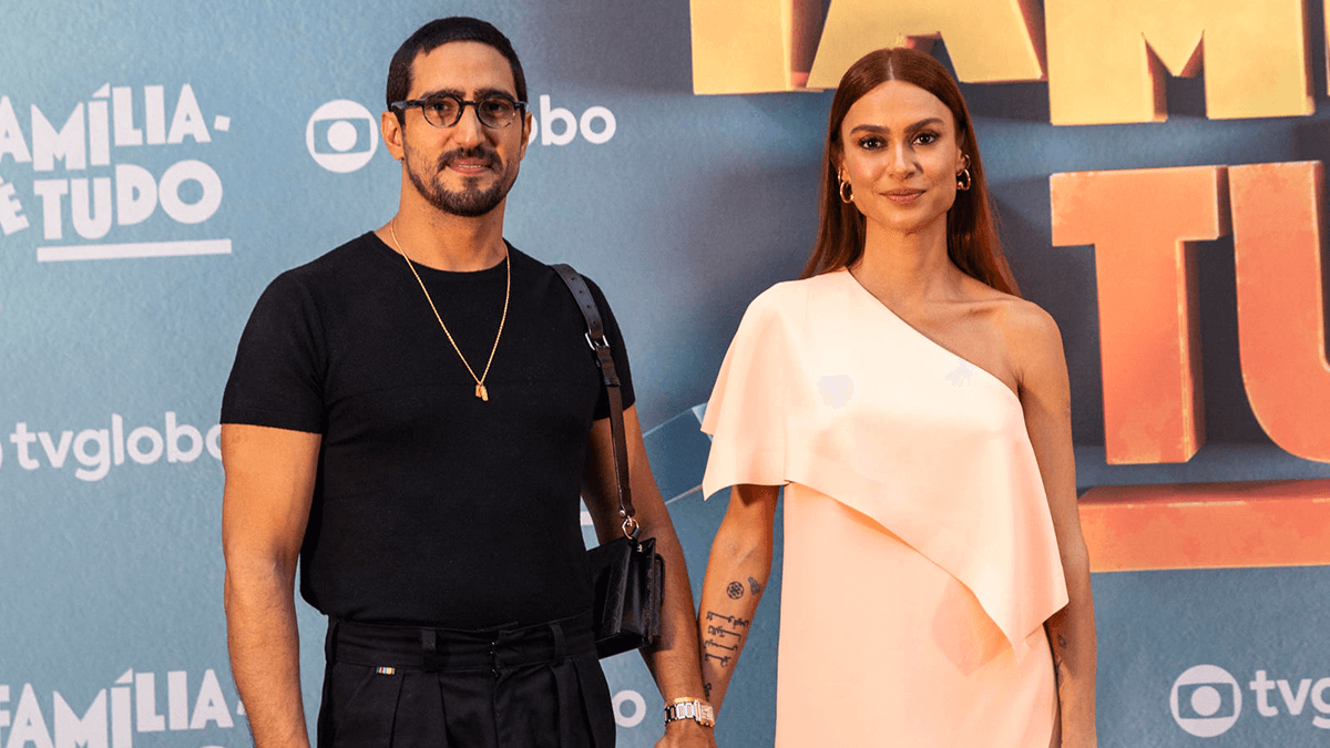Renato Góes e Thaila Ayala comemoram parceria em “Família É Tudo”: “Muito gostoso”
